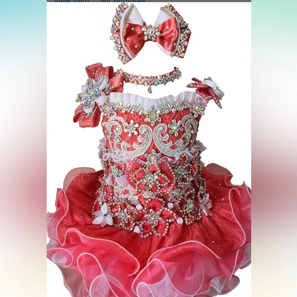 Cupcake style pageant dress - Picture 2 of 4